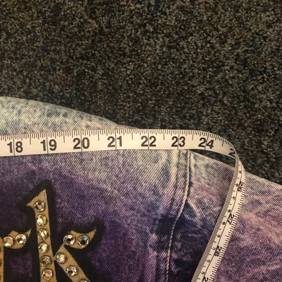 VNT 80s Tony Alamo Designer Jean Jacket - Picture 13 of 16